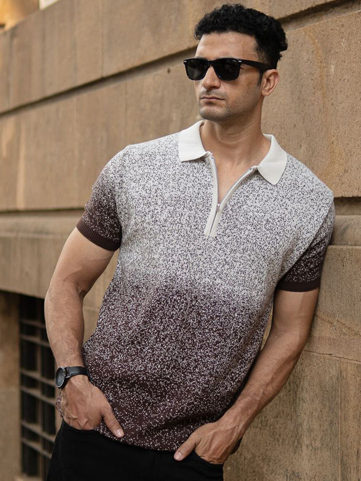 Powerlook Men Polo Collar T-shirt