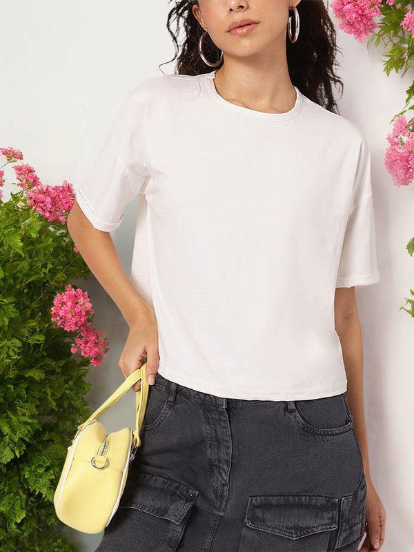 DressBerry All About Comfort Drop-Shoulder Sleeves Top