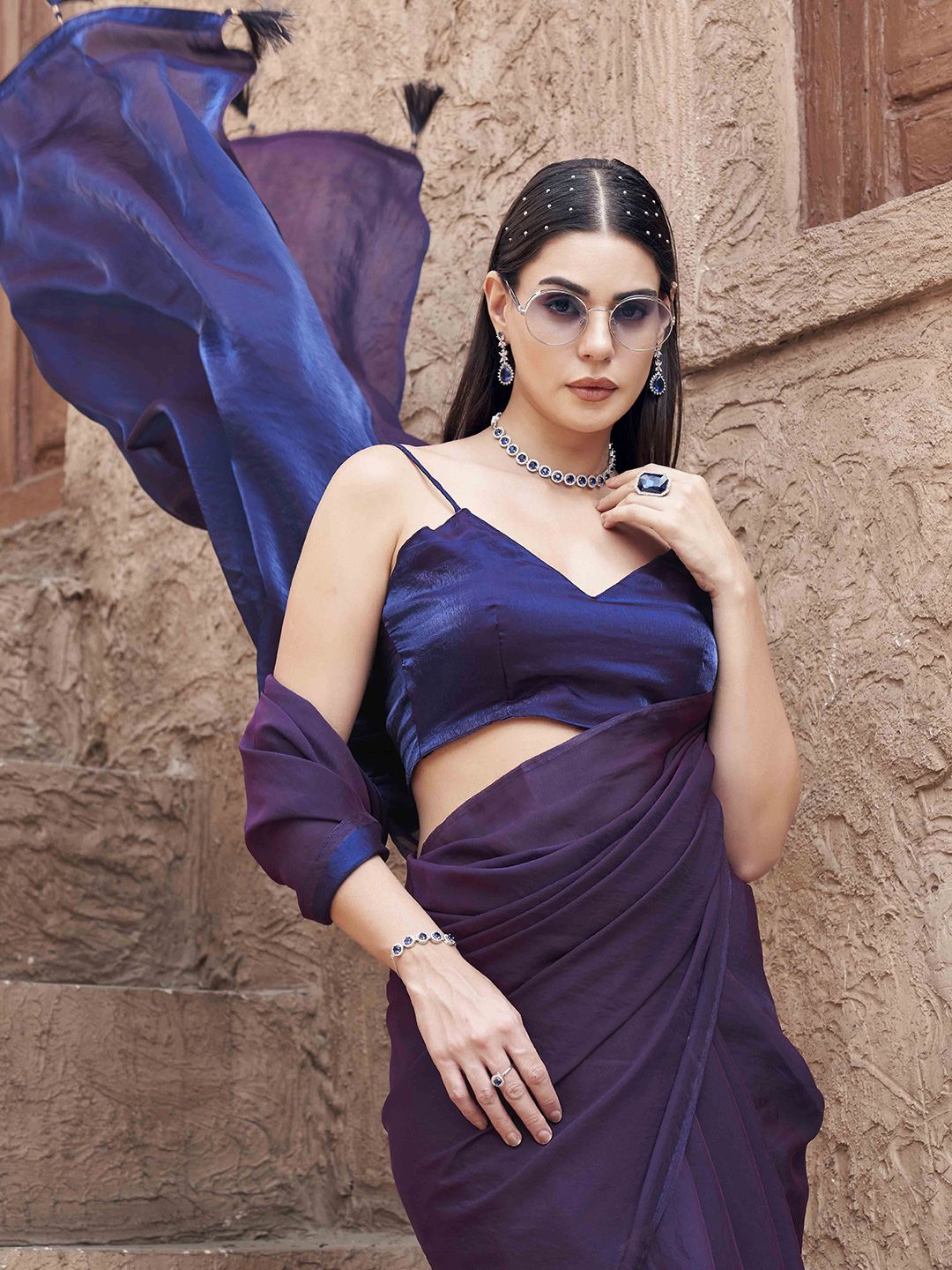 Tikhi Imli Satin Saree