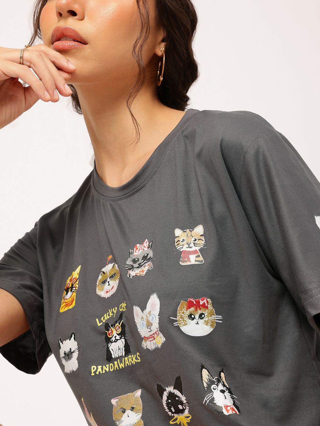 DressBerry Bold Babe Basics Printed Tee