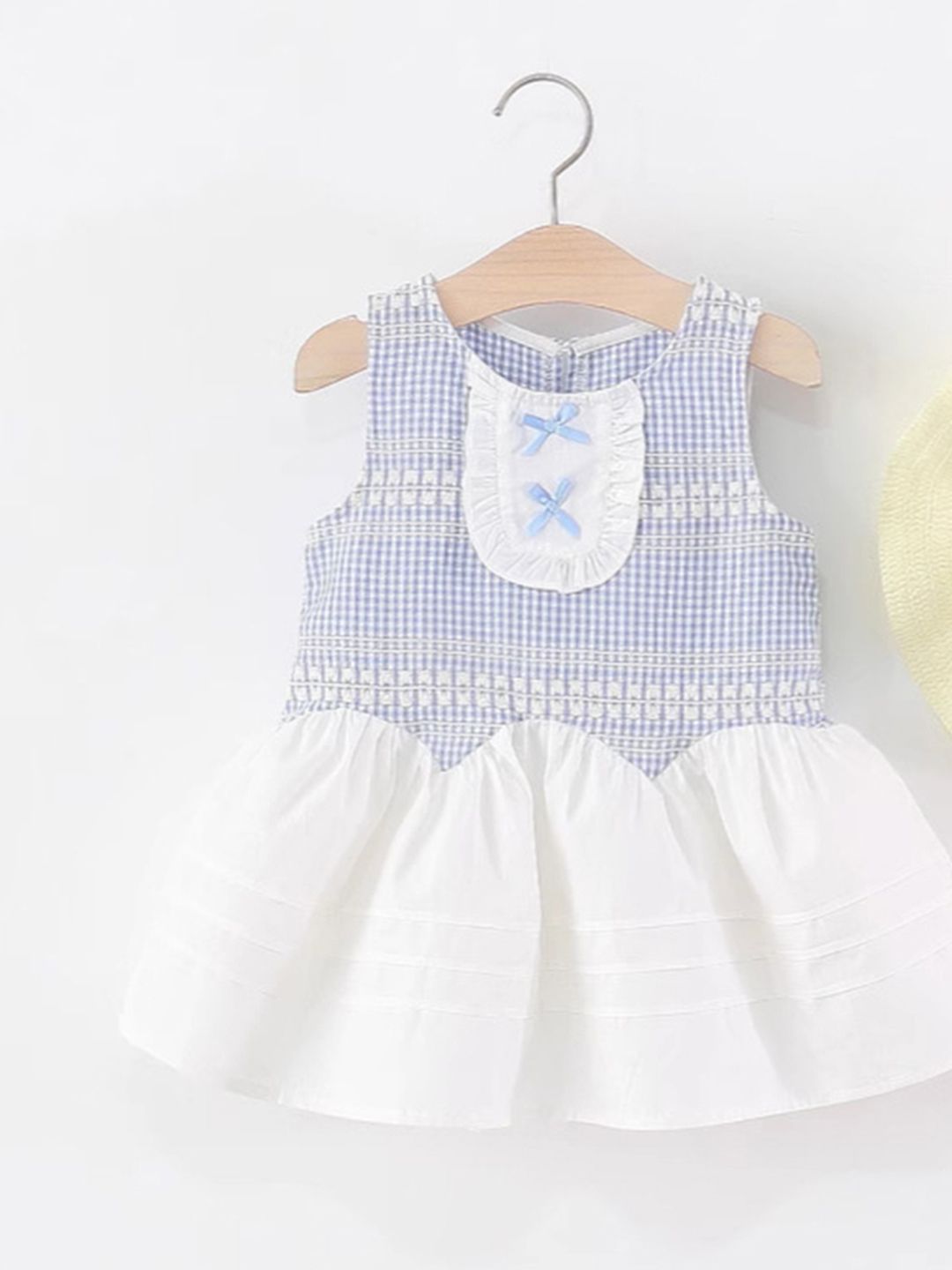 YK Checked Sheath Dress