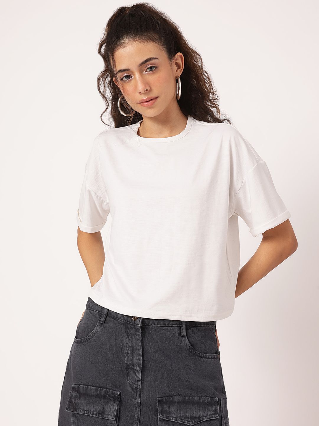 DressBerry All About Comfort Drop-Shoulder Sleeves Top