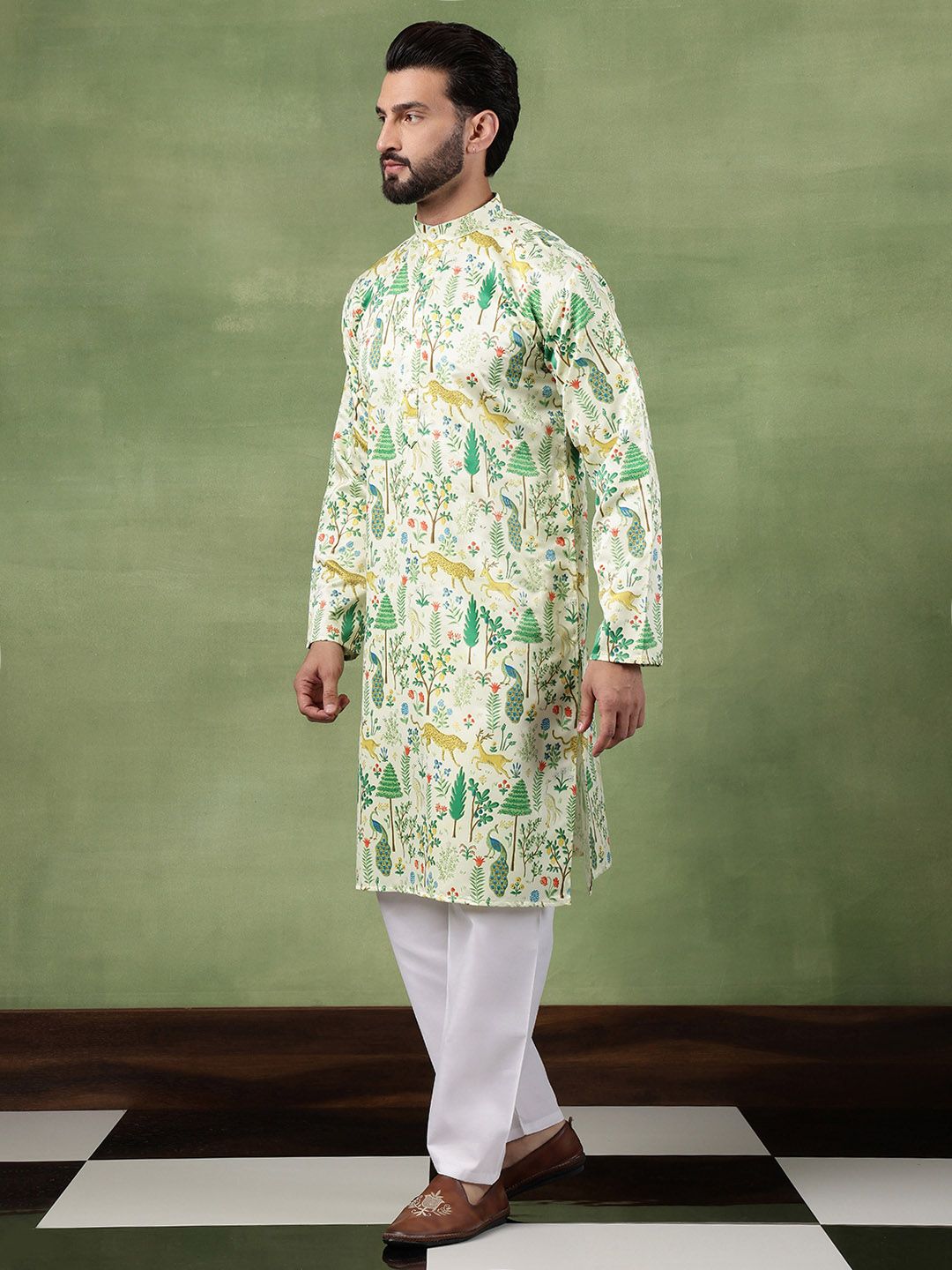 SOJANYA Men Printed Kurta
