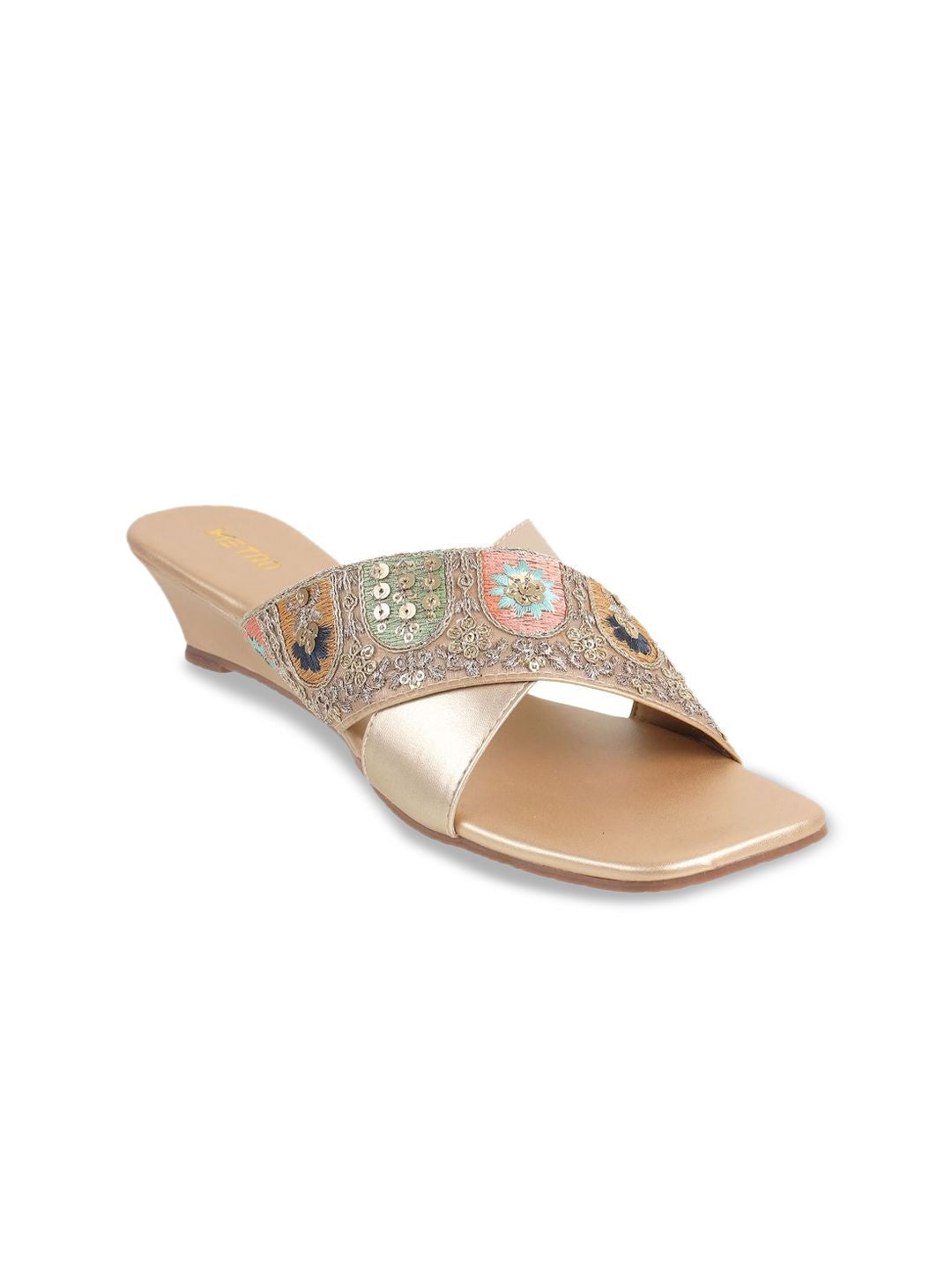 Metro Textured Block Mules
