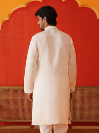 Jompers Floral bersulam Chikankari Straight Kurta