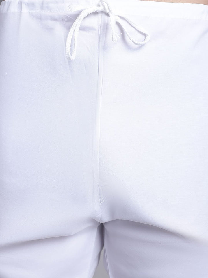SOJANYA Men Ethnic Motifs Embroidered Regular Pure Cotton Kurta with Pyjamas