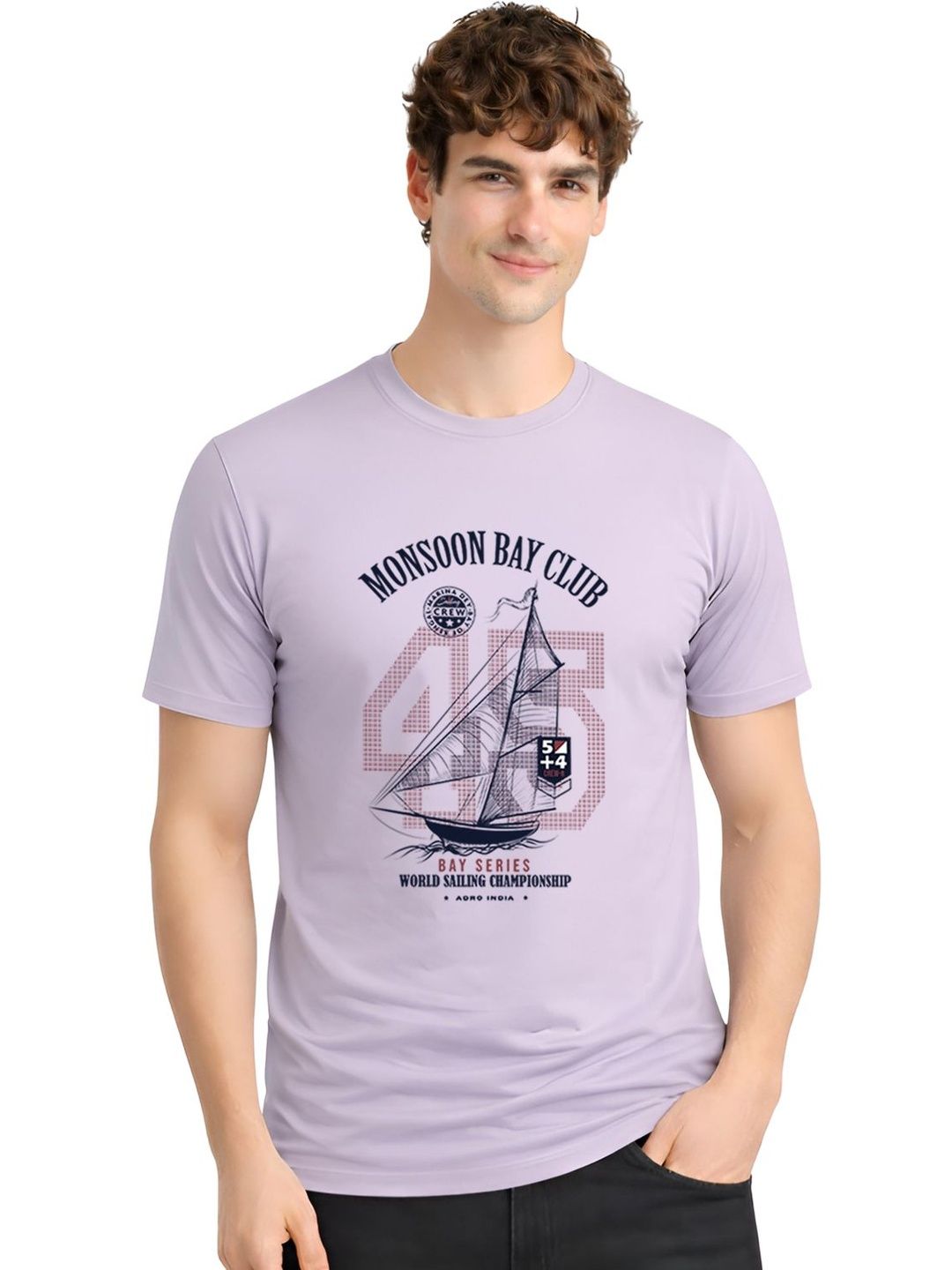ADRO Men Printed T-shirt