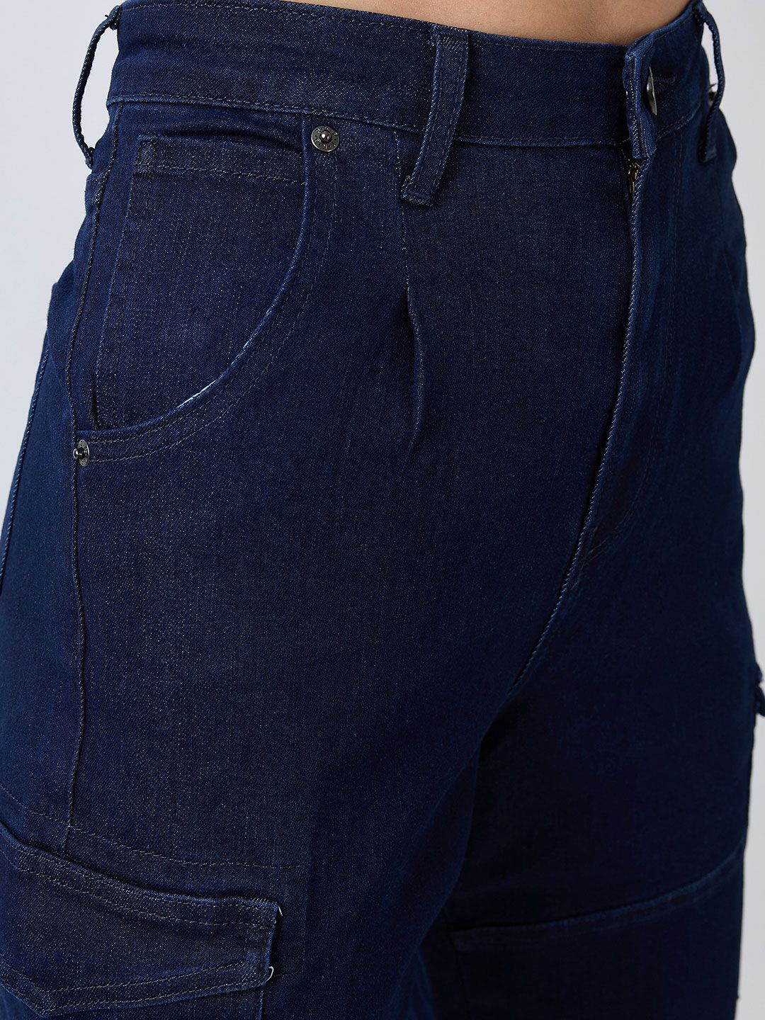 SPYKAR Women Straight Fit High-Rise Highly Distressed Jeans