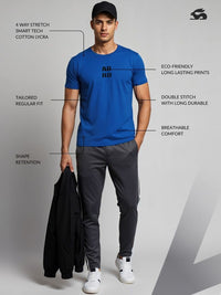 ADRO Men Typography Printed T-shirt