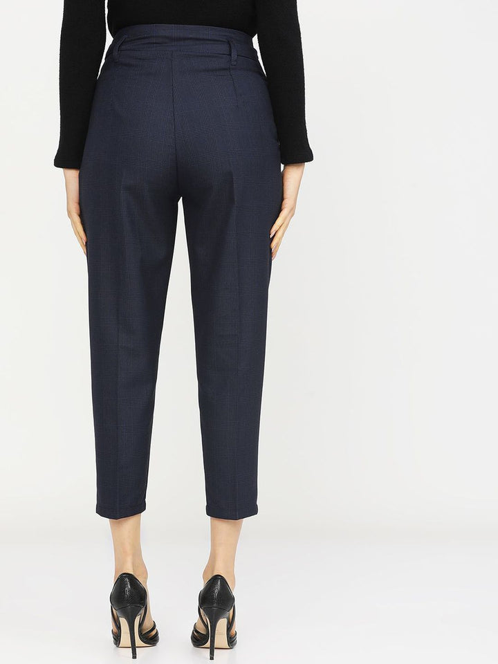 Tokyo Talkies Women Slim Fit Crop Trousers