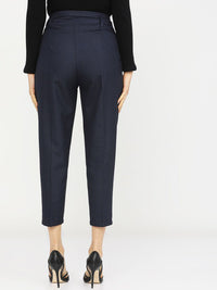 Tokyo Talkies Women Slim Fit Crop Trousers