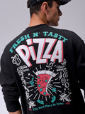The Indian Garage Co Men Typography Printed Winter Sweatshirt