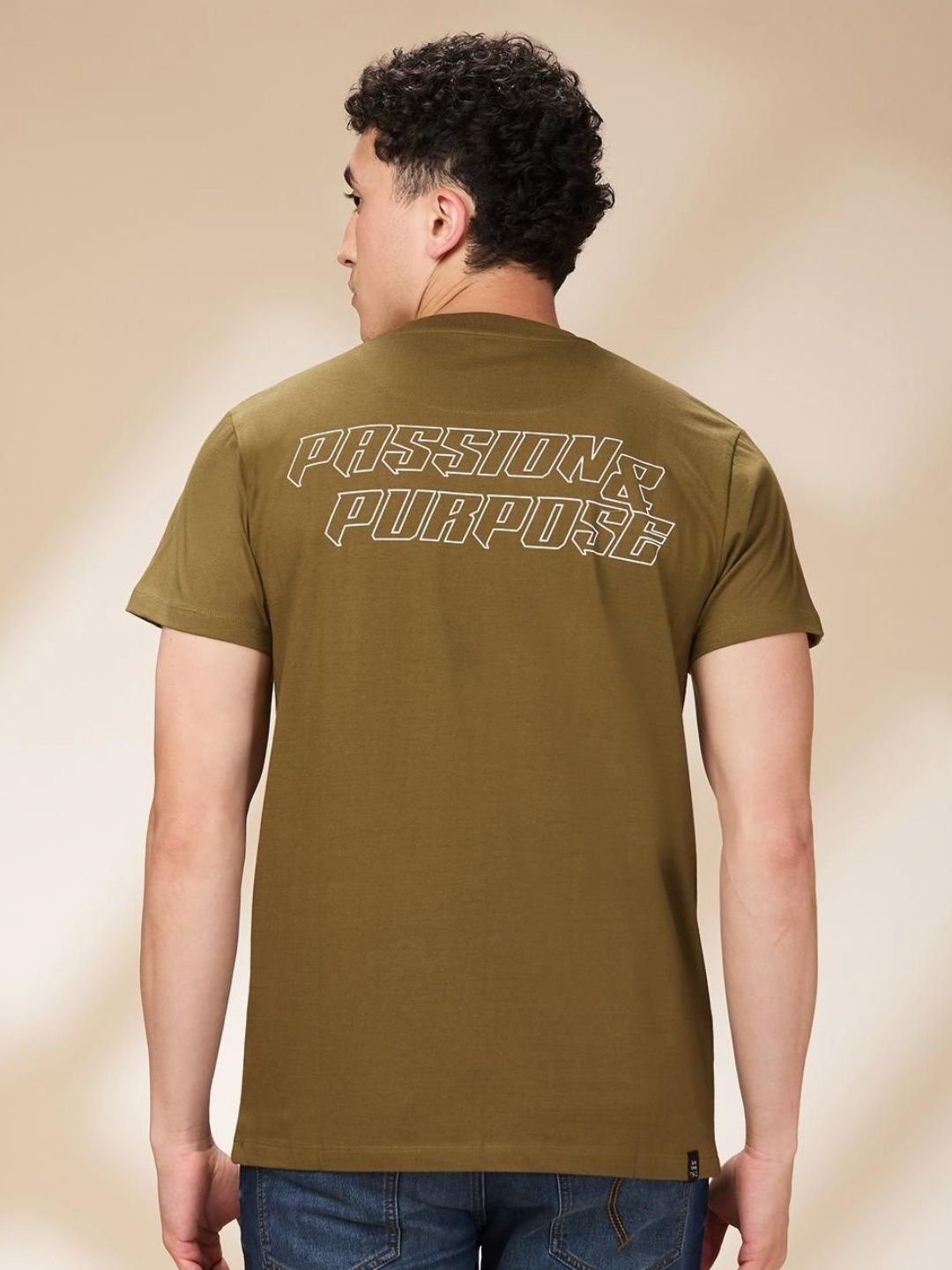 Being Human Men Typography Printed Round Neck Cotton T-shirt