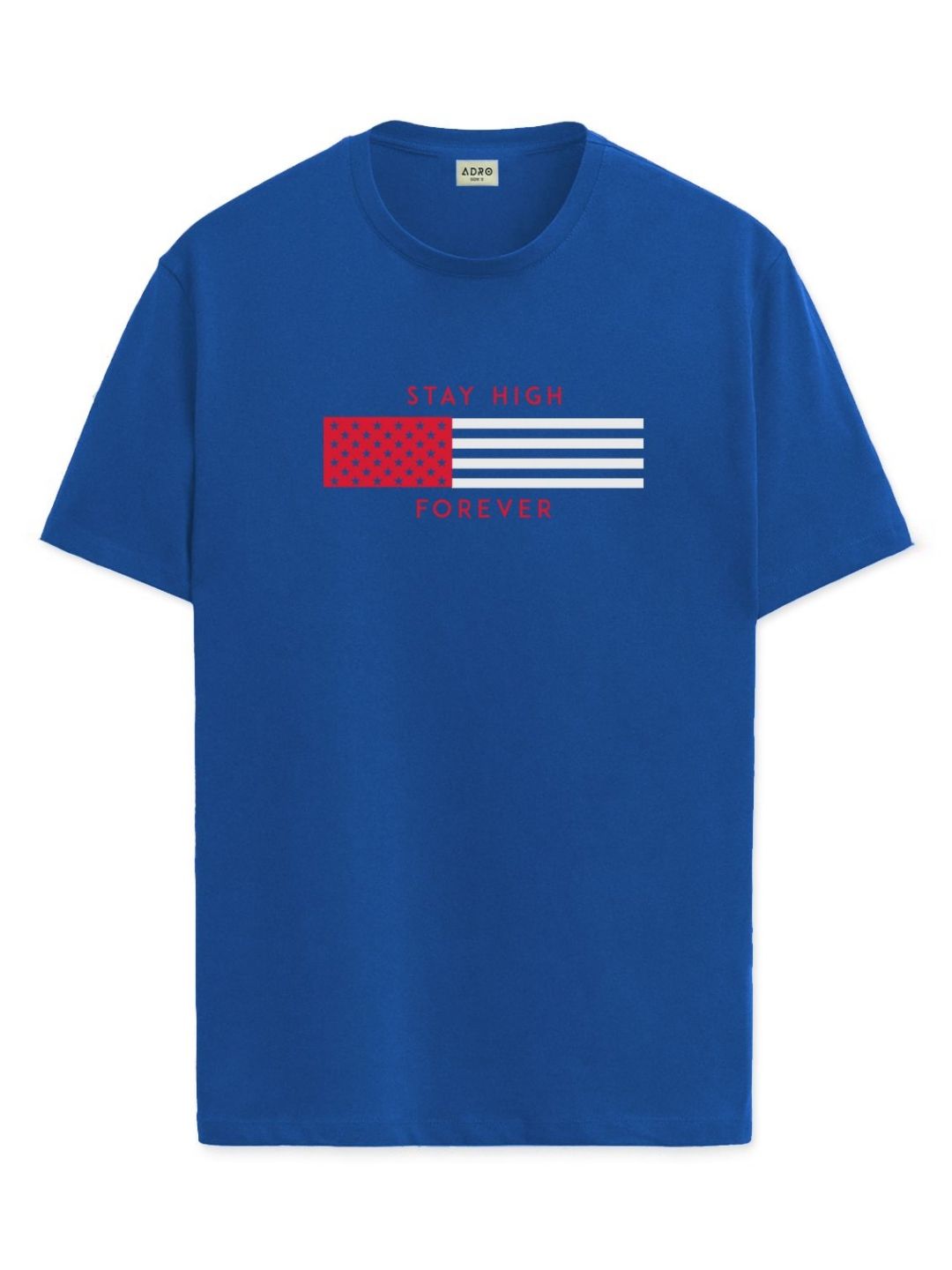ADRO Men Graphic Printed Cotton T-shirt