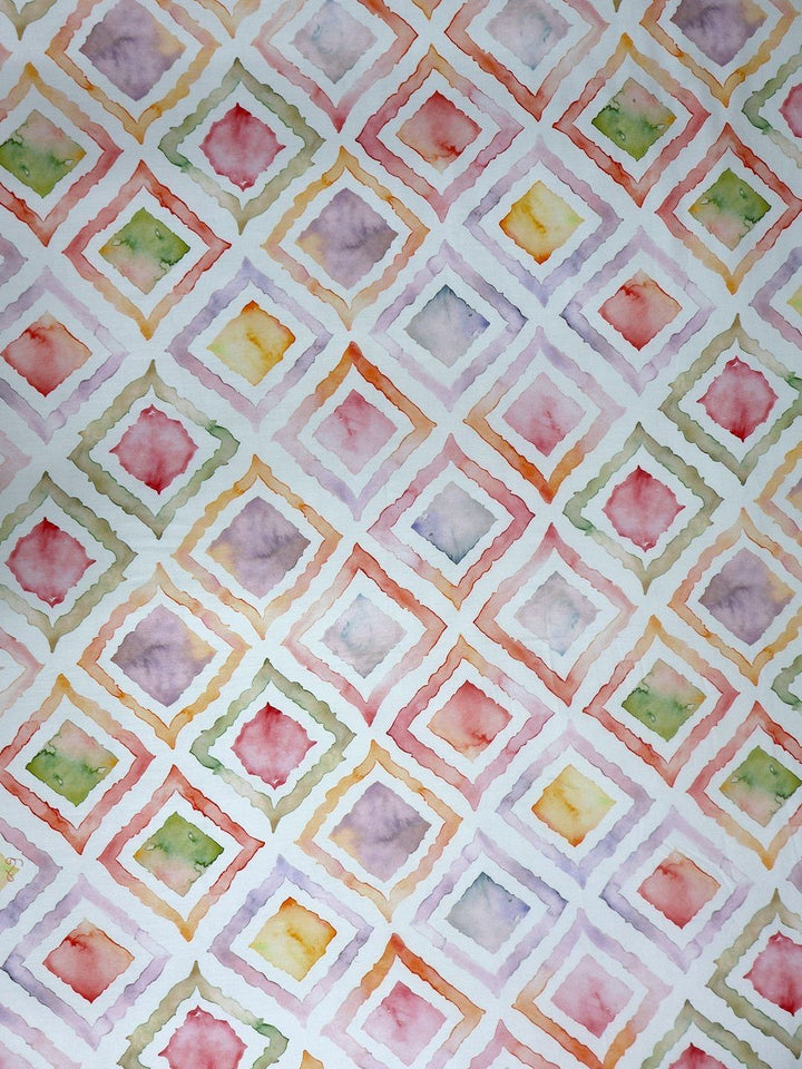 BOMBAY DYEING Peach-Coloured Printed 300 TC Cotton King Bedsheet with 4 Pillow Covers