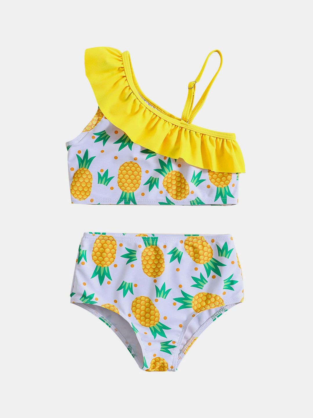 YK Infant Girls Printed Top & Briefs Swim Set