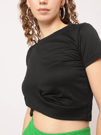 DressBerry Bold & Lovely Twisted Crop Top