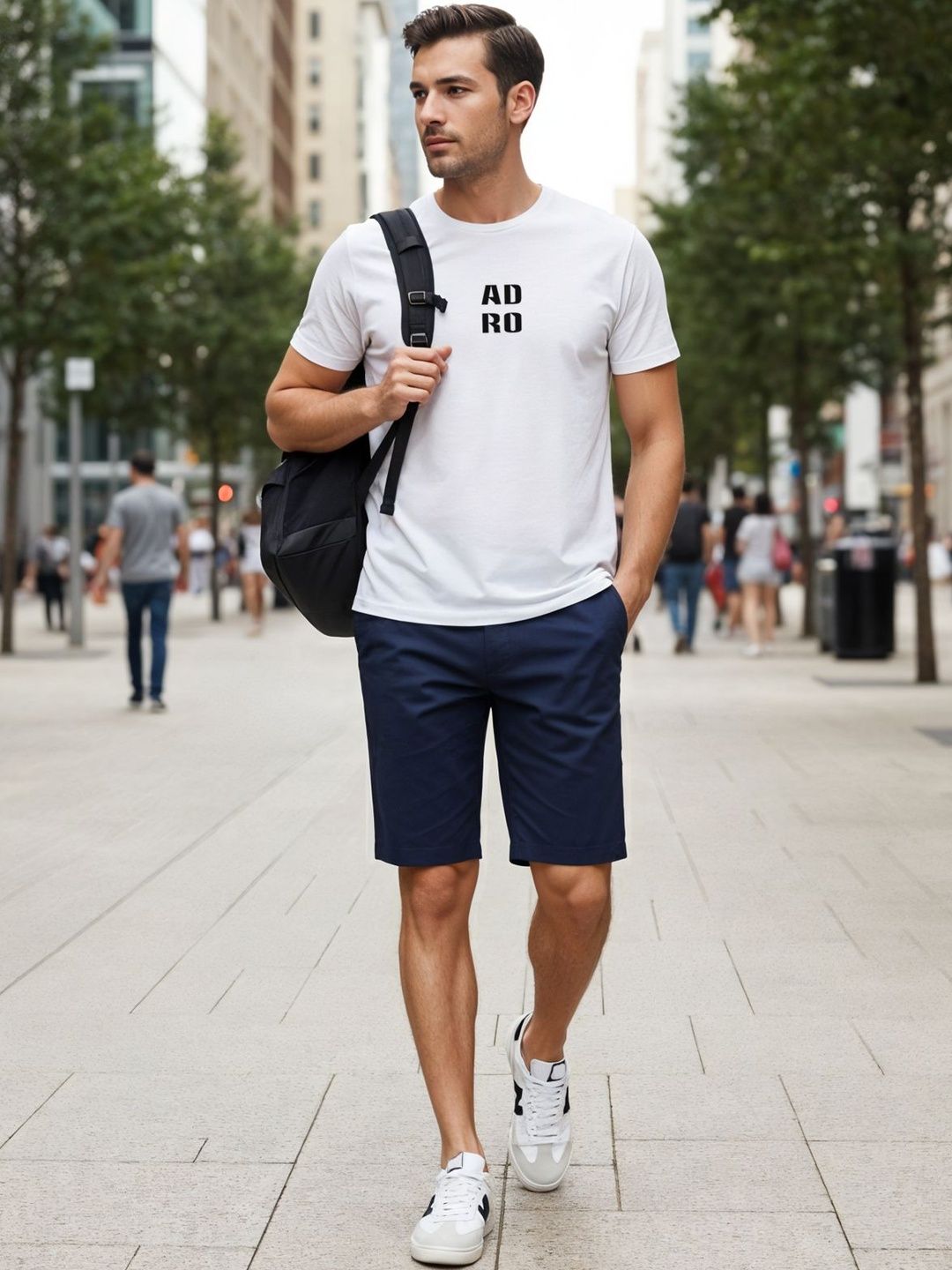 ADRO Men Printed T-shirt