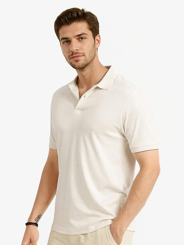 RARE RABBIT Men V-Neck Raw Edge T-shirt