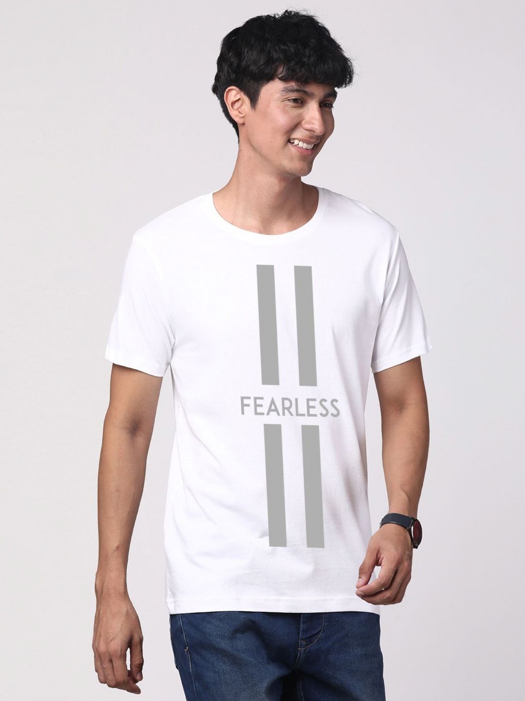 ADRO Men Graphic Printed Round Neck T-shirt