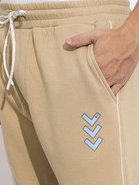 Being Human Solid Men Mid-Rise Track Pants