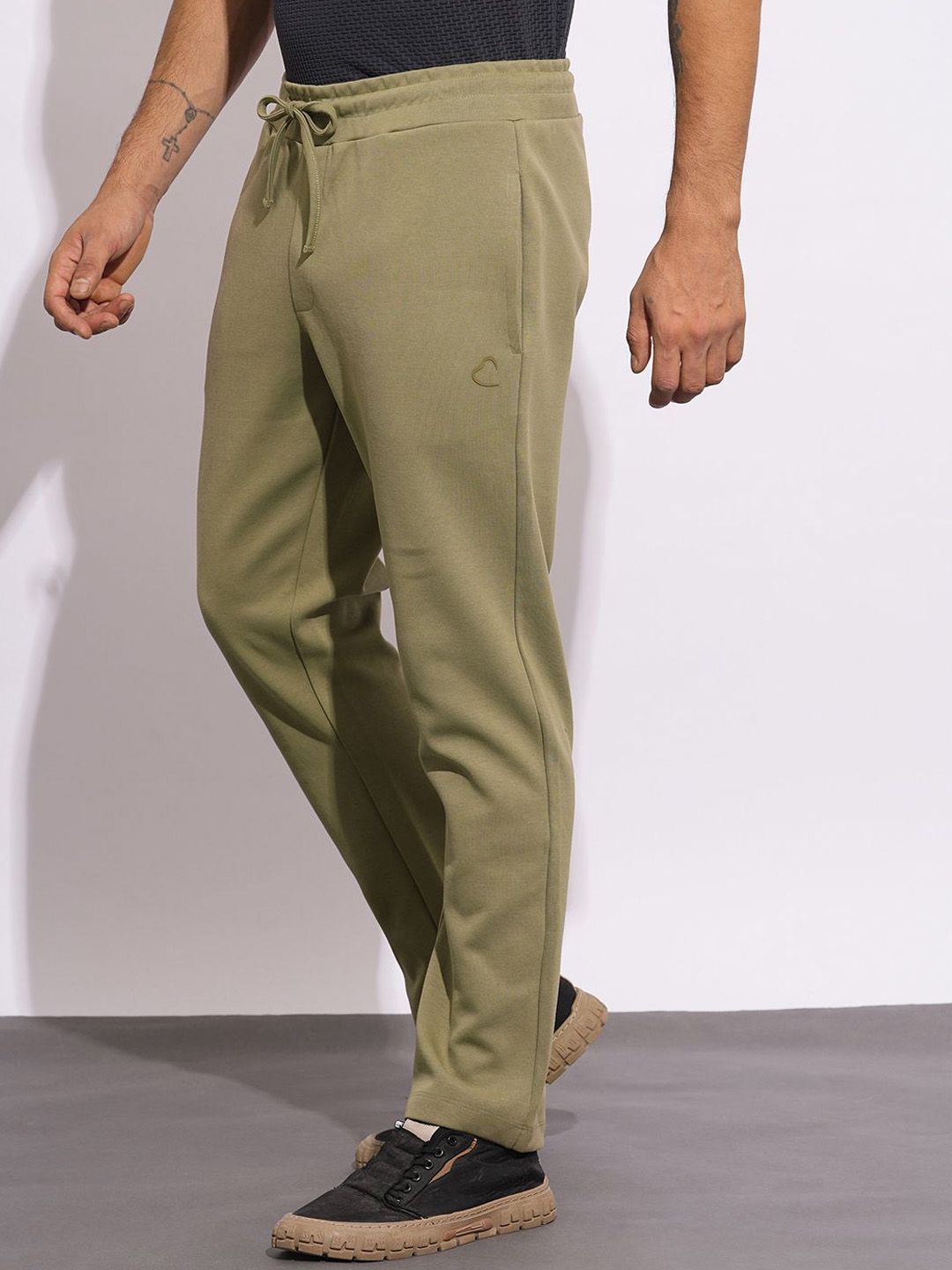 Being Human Men Slim-Fit Mid Rise Track Pant