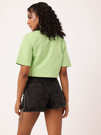 DressBerry Classic Chic Boxy Crop Shirt