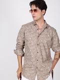 Bene Kleed Men Slim Fit Printed Casual Cotton Shirt