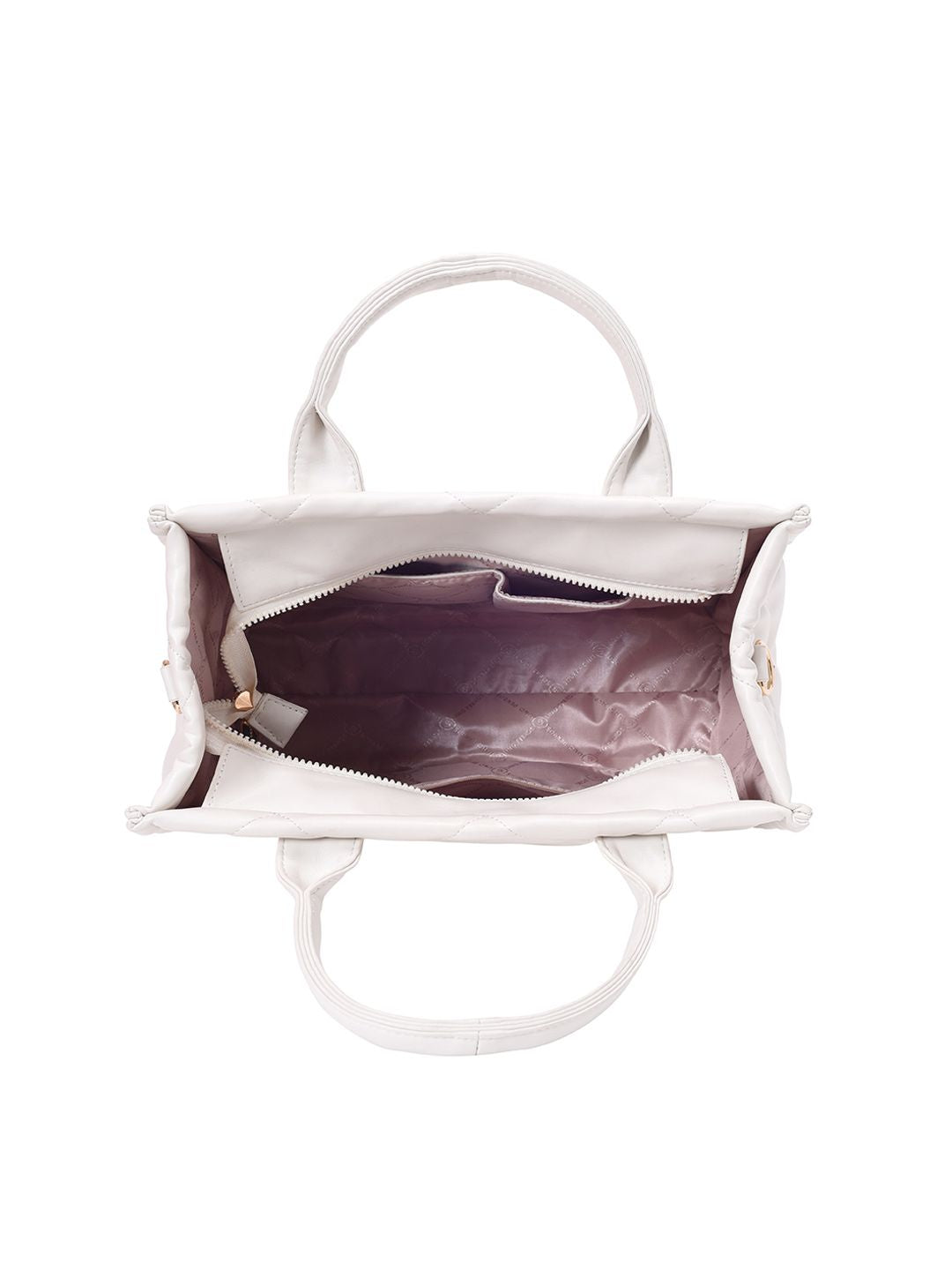 Lino Perros Quilted Structured Handheld Bag