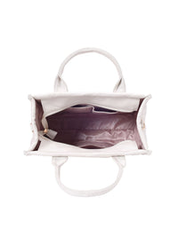Lino Perros Quilted Structured Handheld Bag