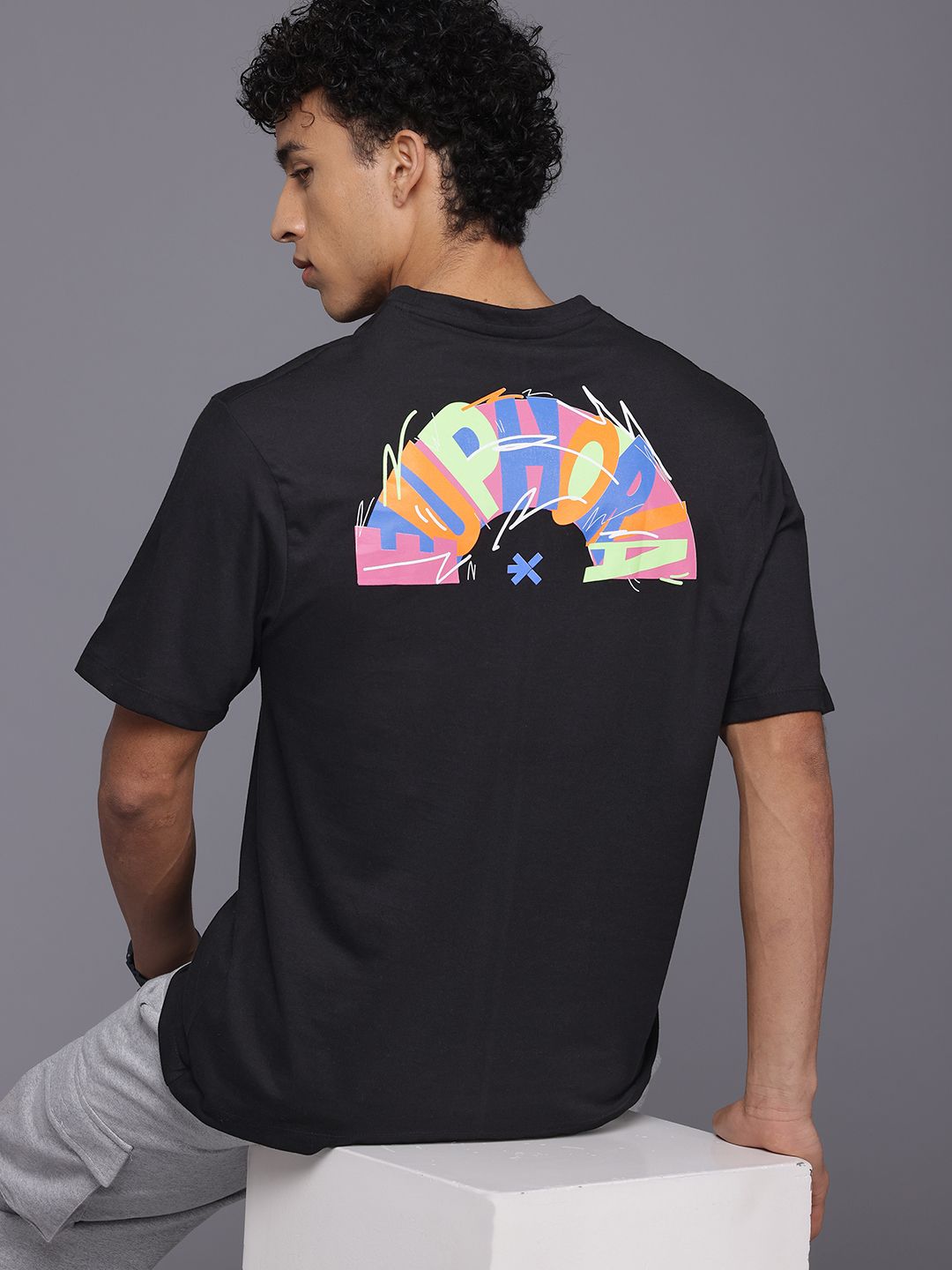 HRX by Hrithik Roshan Men Typography Printed T-shirt