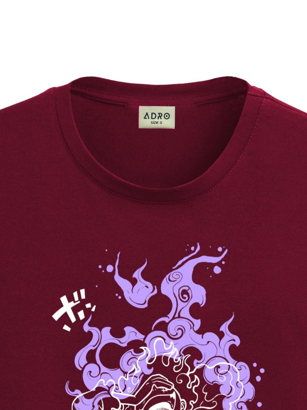 ADRO Men Typography Printed Raw Edge T-shirt