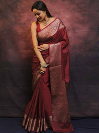 KALINI Woven Design Zari Banarasi Saree