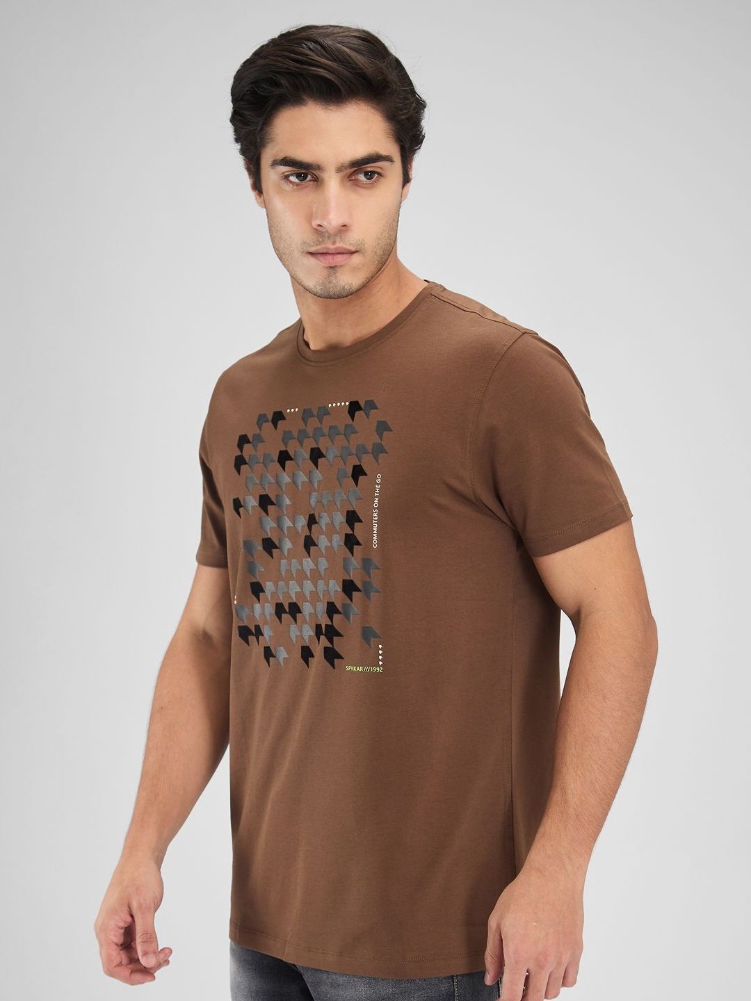 SPYKAR Men Slim Fit T-shirt
