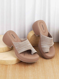 Mochi Embellished Wedge Sandals