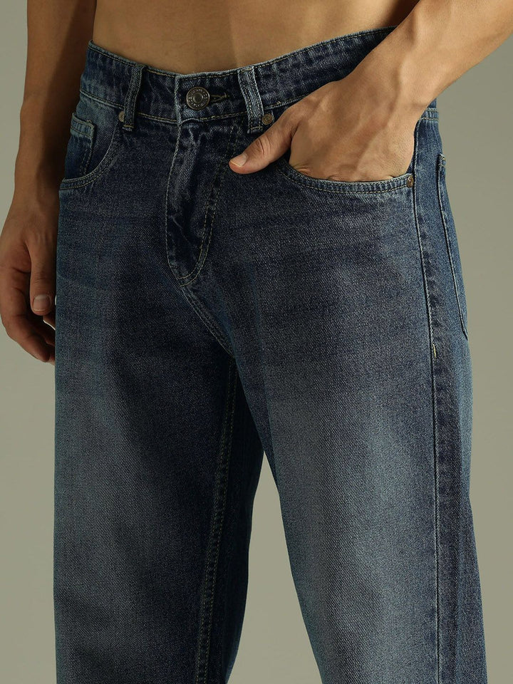 DENNISON Men Baggy Fit Light Faded jeans