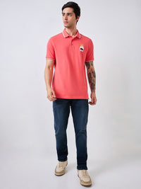 SPYKAR Men Graphic Printed Slim Fit Cotton T-shirt