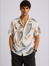ADRO Men Relaxed Printed Casual Shirt