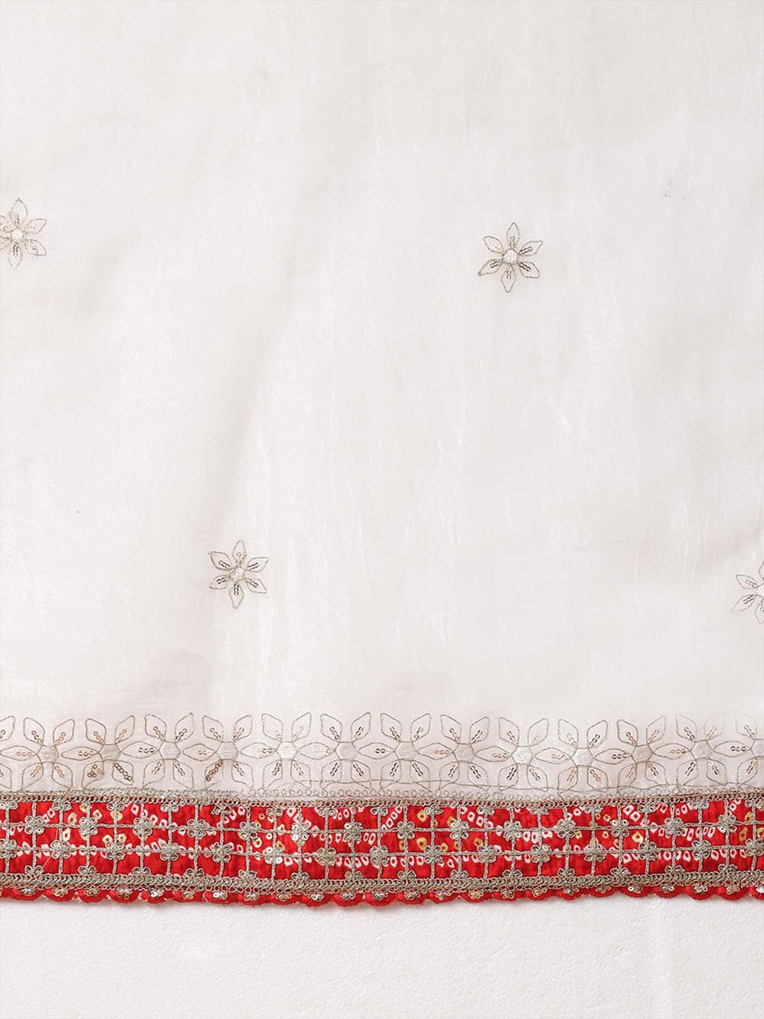 Saree mall Floral Embroidered Sequinned Tissue Sarees