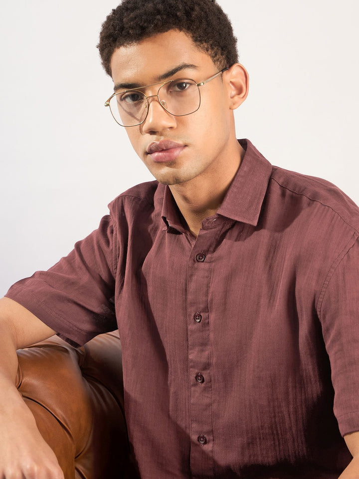 DENNISON Pure Cotton Oversized Shirt With Trousers Co-Ords