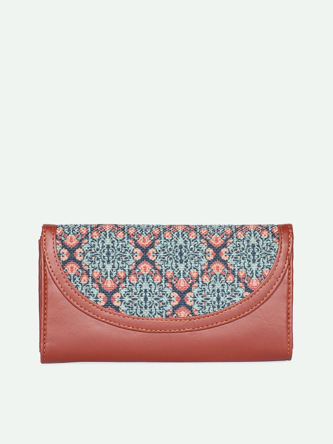 ZOUK Women Ethnic Motifs Printed Kolkata Nouveau Kyra Flap Wallet