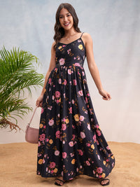 Vishudh Floral Printed Maxi Dress
