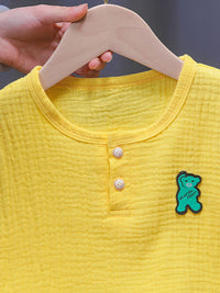 YK Kids Pure Cotton T-Shirt & Joggers Clothing Set