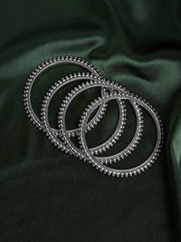 Set Anouk 4 Gelang Beroksida Bersalut Perak