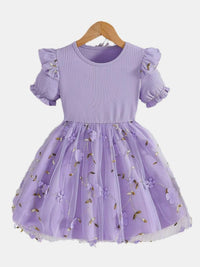 YK Girls Blouson Maxi Dress