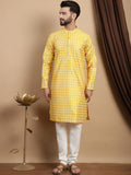 Anouk Floral Printed Mandarin Collar Regular Straight Kurta With Churidar