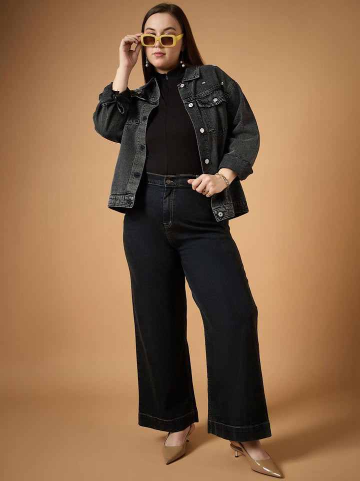 SASSAFRAS Curve Women Denim Jacket