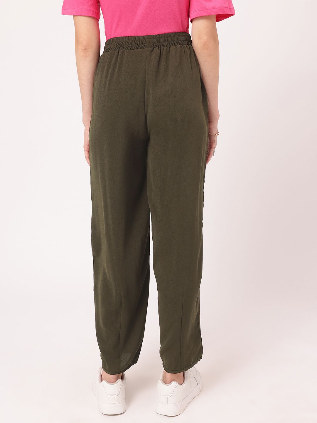 DressBerry Women Edgy Elegance Pleated Trousers