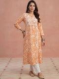 Rumah Wanita Chikankari Kurta Chikankari Sulaman Bunga