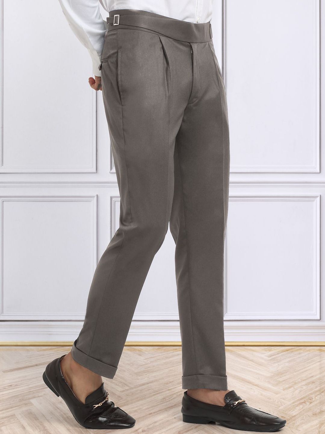 KLOTTHE Seluar Formal Slim Fit Kaya Kapas Lelaki
